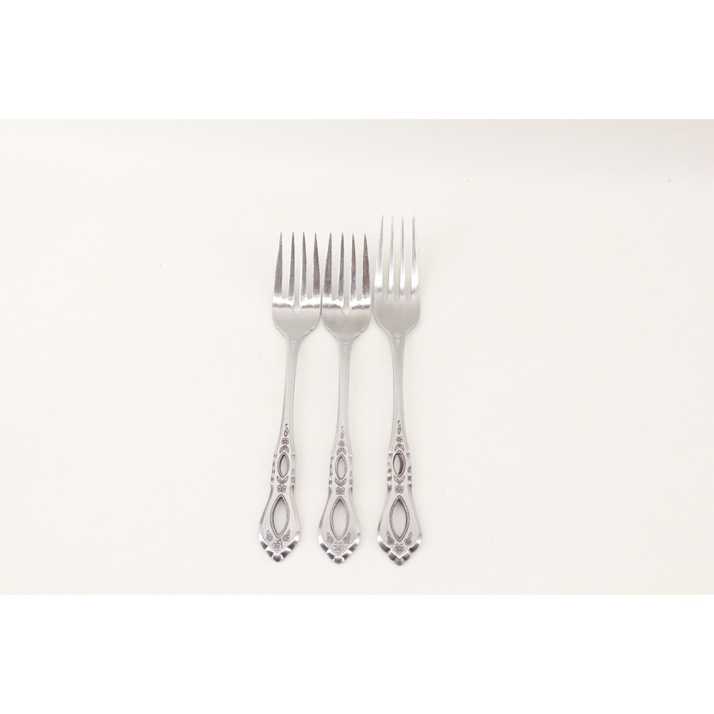 NORTHLAND Oneida SCHUBERT 2 Salad Forks 1 Dinner‎ Fork Stainless Korea